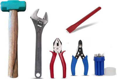 Toolsbae Hand Tool Kit of 6 Set Hand Tool Kit(6 Tools)