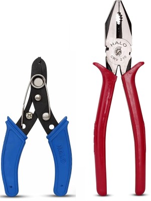 Toolsbae - Hand Tool Set of 2 Includes Combination Cutting Plier & Wire Stripper Hand Tool Kit(2 Tools)