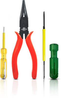 Snoktool Nose Plier with Line Tester and 2in1 Screwdriver Hand Tool Kit(3 Tools)
