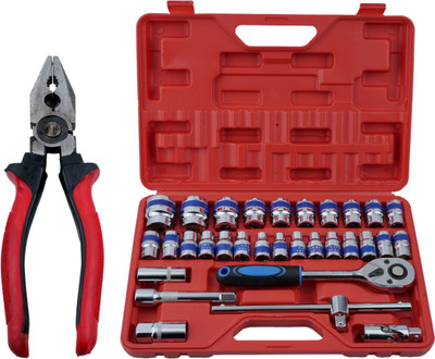 ALYRATOOLS ProMax 2-Piece Socket & Combination Pliers Set Hand Tool Kit(2 Tools)