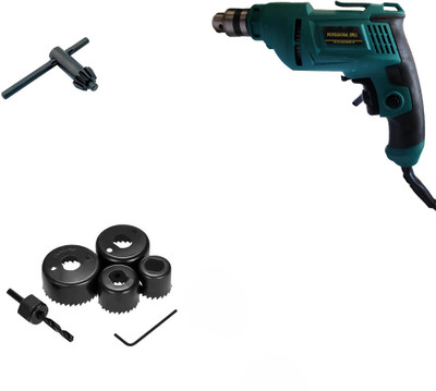 Atrocitus 10mm Drill Machine With Holesawset Power & Hand Tool Kit(7 Tools)