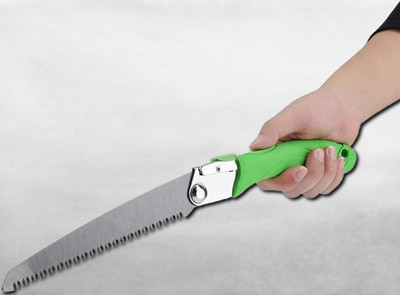 Gokich Folding Pruning Saw Wood Saw ,stored or accuracy ,smooth and sharp ( GREEN) Power & Hand Tool Kit(1 Tools)