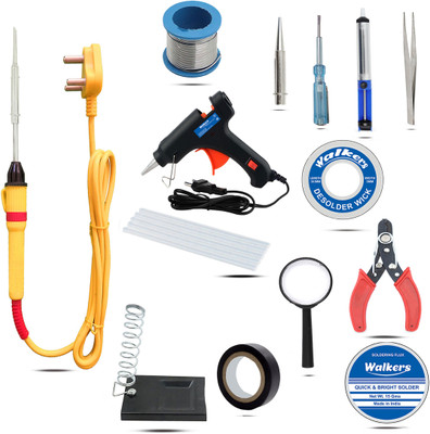Walkers WKCB91M1 Electronic 14in1 Soldering and Desoldering Machine Combo Kit Set 25W Power & Hand Tool Kit(14 Tools)