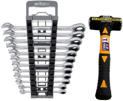 ALYRATOOLS 2-Piece Spanner Set With Sledge Hammer Power & Hand Tool Kit(2 Tools)