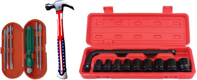 ALYRATOOLS Essential 3-in-1 Multipurpose Hand Tool Combo Set Hand Tool Kit(3 Tools)