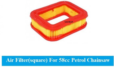 Sauran Air Filter Square For 58cc Petrol Chainsaw CK8 Power & Hand Tool Kit(1 Tools)