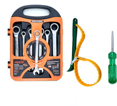 ALYRATOOLS 3-in-1 -Spanner Set Strap Wrench Screwdriver Hand Tool Kit(3 Tools)