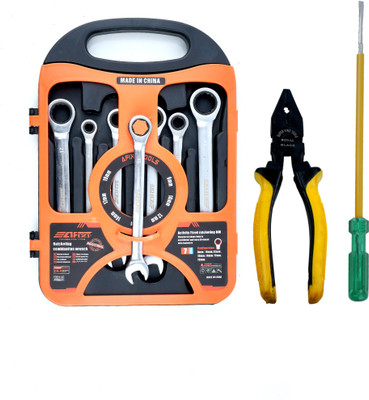 ALYRATOOLS 3-in-1 Electrician & Mechanic Tool Combo Hand Tool Kit(3 Tools)