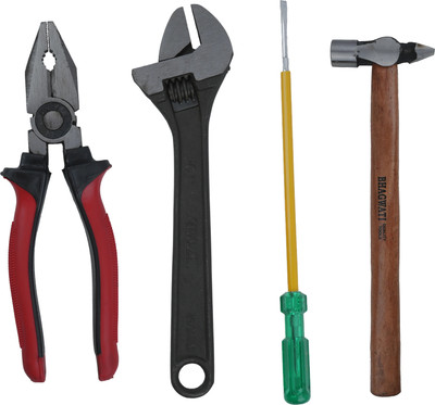 ALYRATOOLS 4 Piece Essential Hand Tool Set Power & Hand Tool Kit(4 Tools)