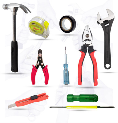 Hillgrove Combo Pack Household DIY Hand Tool Kit (9 Tools) Hand Tool Kit(9 Tools)