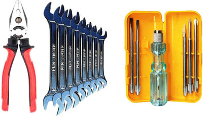 DHATRI TOOLS Power & Hand Tool Kit(14 Tools)