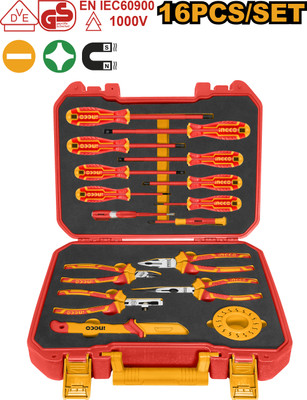 INGCO Hand Tool Kit(16 Tools)