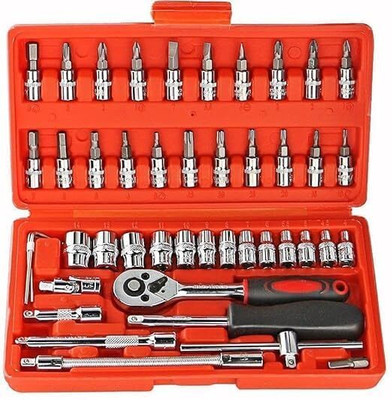 Compact enterprise HandyMate 46-in-1 Socket Tool Kit Socket Set(Pack of 1)
