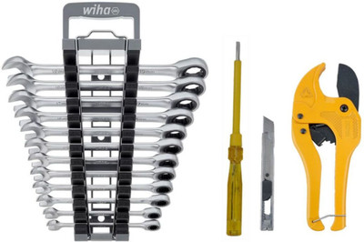 ALYRATOOLS 4-in-1 Professional Multi-Purpose Hand Tool Kit Power & Hand Tool Kit(4 Tools)