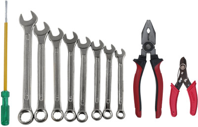 ALYRATOOLS 4-Piece Professional Hand Tool Set – Spanners, Screwdriver, Pliers & Wire Cutter Hand Tool Kit(4 Tools)