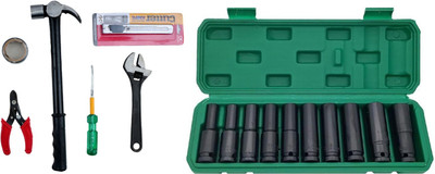 ALYRATOOLS 7-in-1 DIY & Mechanic Essential Tool Kit Combo Hand Tool Kit(7 Tools)