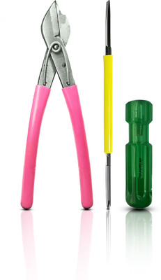 Snoktool Combo Set of 2 Wire cutter, 2in1 Screwdriver Hand Tool Kit(2 Tools)