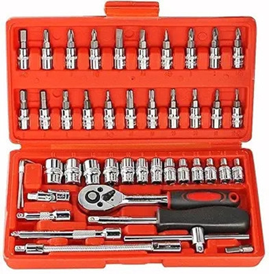 whinsy 46 in 1 Tool Kit Set For All Kind Of Mobile Phone ,PC Watch,& Electronic devices Hand Tool Kit(46 Tools)
