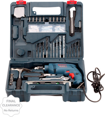 BOSCH GSB 500 RE Power & Hand Tool Kit(100 Tools)