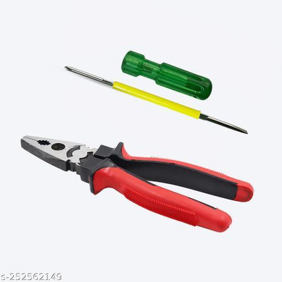 Snoktool Combination Plier With 2in1 Screwdriver Hand Tool Kit(2 Tools)