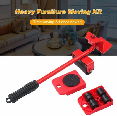 Flaxton Furniture Shifting Tool Heavy Appliance Lifter and Mover Tool Heavy Set Hand Tool Kit(5 Tools)