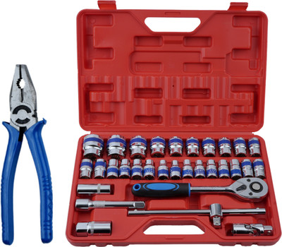ALYRATOOLS ProMax 2-Piece Socket Set with Heavy-Duty Pliers-33.A Hand Tool Kit(2 Tools)