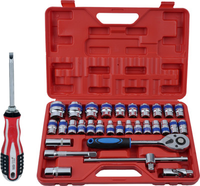 ALYRATOOLS ProMax 2-Piece Socket Set with Heavy-Duty Screwdriver-32.B Hand Tool Kit(2 Tools)