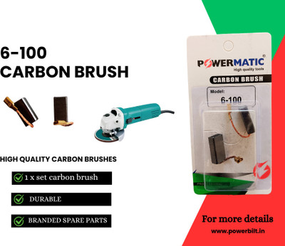 Powermatic 6-100 carbon brush for angle grinder Power & Hand Tool Kit(1 Tools)