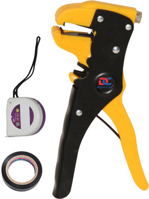 Digital Craft Automatic Wire Stripper,PVC Tape,Tape 3Mtr Hand Tool Kit(3 Tools)