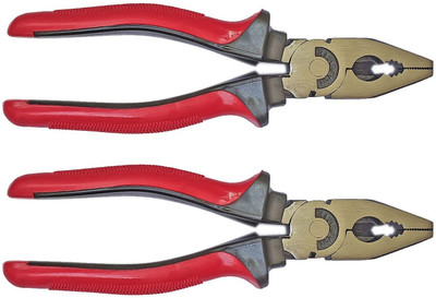 DUMDAAR Heavy duty 8inch Plier RED (pack of 2) Hand Tool Kit(2 Tools)