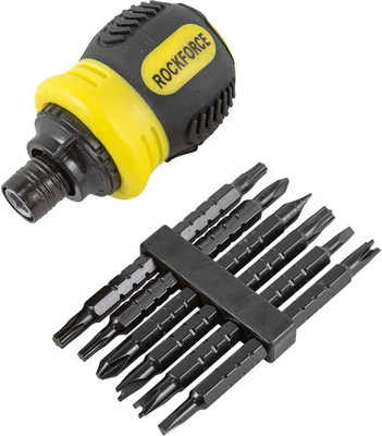 ROCKFORCE Reversible screwdriver with a set of special bits Power & Hand Tool Kit(1 Tools)