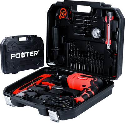 FOSTER FK 32-13 Auto Repair & DIY Power Tool Kit | Heavy Duty | 97 Pcs Copper Armature Power & Hand Tool Kit(97 Tools)