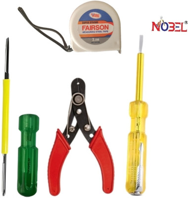 NOBEL Measuring tape combo Hand Tool Kit(4 Tools)