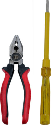 ALYRATOOLS 2-Piece Electrical Tool Set Plier & Tester Screwdriver Hand Tool Kit(2 Tools)