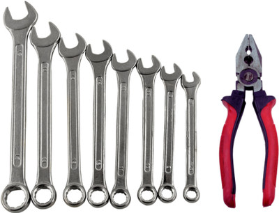 ALYRATOOLS 2-Piece Combination Spanner Set with Multipurpose Plier Hand Tool Kit(2 Tools)