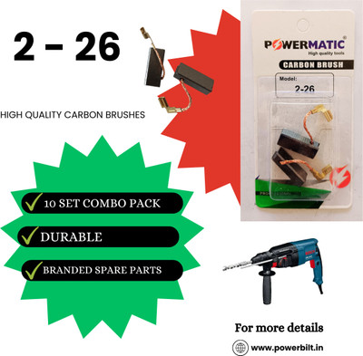 Powermatic 2-26 carbon brush Power & Hand Tool Kit(10 Tools)