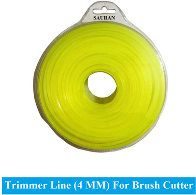 Sauran Trimmer Line 4 MM For Brush Cutter (BK74) Power & Hand Tool Kit(1 Tools)
