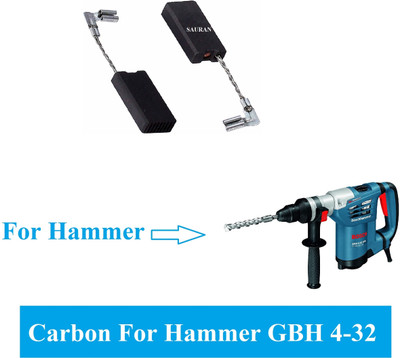 Sauran 1 Set (2 Pcs) Carbon For Hammer GBH 4-32 Power & Hand Tool Kit(1 Tools)