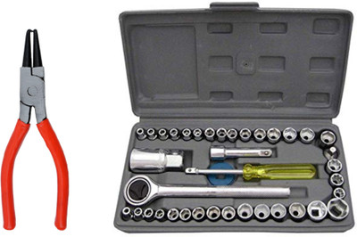 ALYRATOOLS 2-in-1 -Socket Wrench Set Circlip Plier Power & Hand Tool Kit(2 Tools)