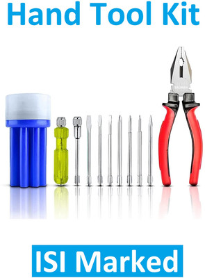 Sauran Pack of 3 ISI Marked Combination Hand Tool Set (KIT5) Hand Tool Kit(3 Tools)