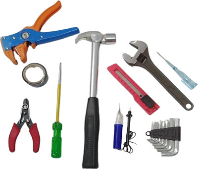 VMTRONIX TOOL KIT BOX PACKOF10 Power & Hand Tool Kit(10 Tools)