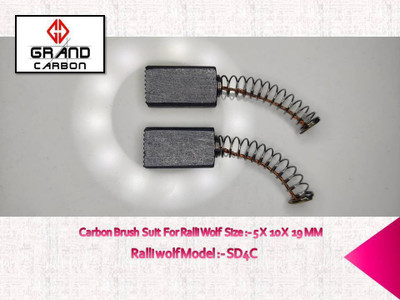 Black Duck Carbon Brush Suit For Ralli Wolf SD4C Light Duty Drill Power & Hand Tool Kit(2 Tools)