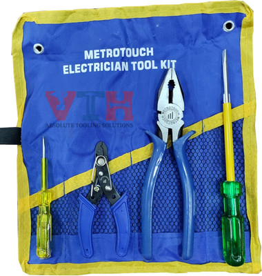 VTH High Quality Electrician DIY Toolkit Power & Hand Tool Kit(4 Tools)