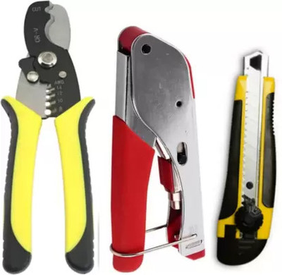 Mass Pro Heavy duty cable and wire cutter Hand Tool Kit(3 Tools)