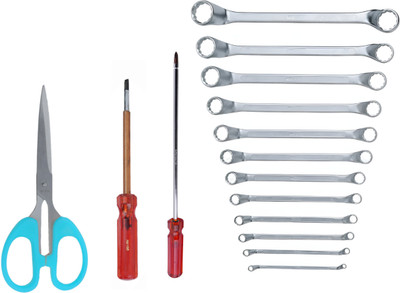 ALYRATOOLS 4-Piece Spanner Set, Screwdrivers & Scissors Power & Hand Tool Kit(4 Tools)