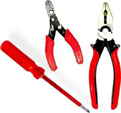 Sky Blue Enterprises Multipurpose Professional Home & Office Used Combination Tool's kit ( 3 Piece ) Power & Hand Tool Kit(3 Tools)