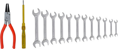 ALYRATOOLS 3-Piece Combination Spanner Tool Kit with Screwdrivers & Pliers Hand Tool Kit(3 Tools)