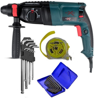 NSK TOOLS 9Pcs Allen Key 9 Pcs Small Allen Key And 5Mtr Measuring tape Power Tool Kit Power & Hand Tool Kit(4 Tools)