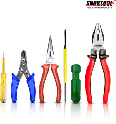 Snoktool Combo Pack of 5 Tools For Multipurpose Uses For Home & Electrical Uses Hand Tool Kit(5 Tools)