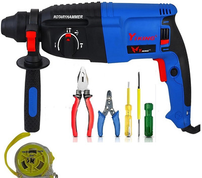 NSK TOOLS Tester,2 In 1 Screwdriver, measuring tape(Pack Of 6 pcs Combo Set ) Power & Hand Tool Kit(6 Tools)
